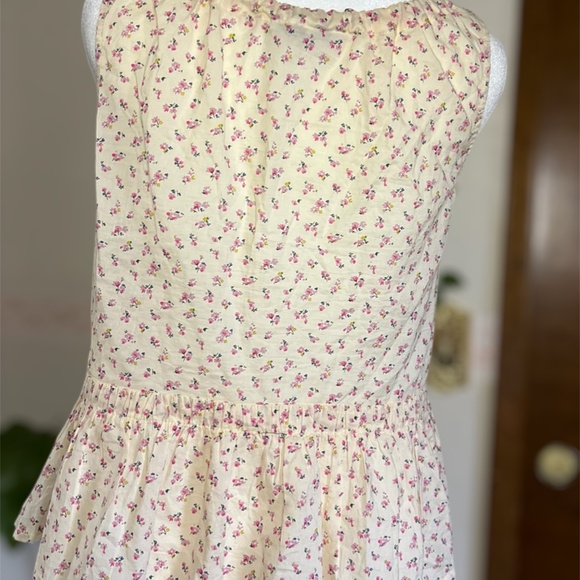 Madewell Floral Peplum Tank – Size XXS - Picture 2 of 5